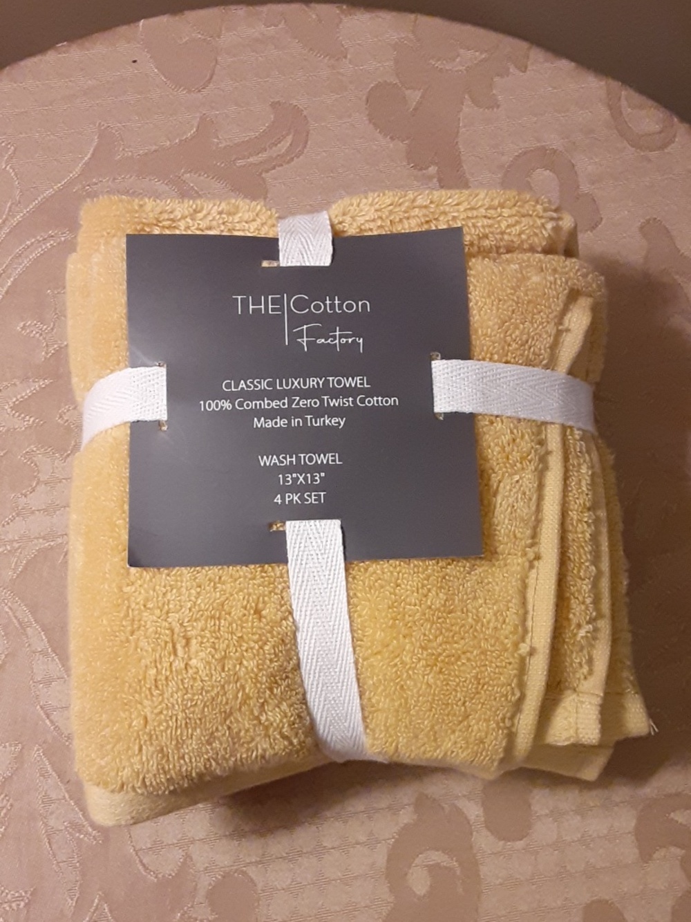 Classic Luxury Wash Towel 4 PK Set